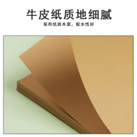 得力A4牛皮纸[100张/包 160克]5包起订 打印纸 凭证封面纸 绘图绘画纸 牛皮卡纸
