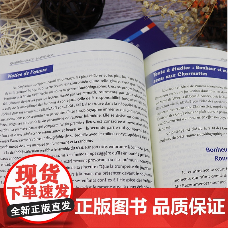 法国文学导读上册+下册2本套装从中世纪到19世纪20世纪第2版徐真华编著新世纪高等学校法语专业本科生系列教材书籍高清大图