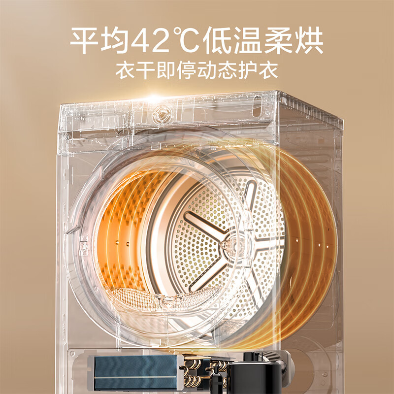 小天鹅(LittleSwan)洗烘套装全自动 健康除螨洗 10KG大容量BLDC变频电机快洗烘无惧风雨 096+03WY高清大图