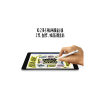 [壳膜套餐]2021新款 Apple iPad 9代 10.2英寸256G 平板电脑银色 全新WLAN版
