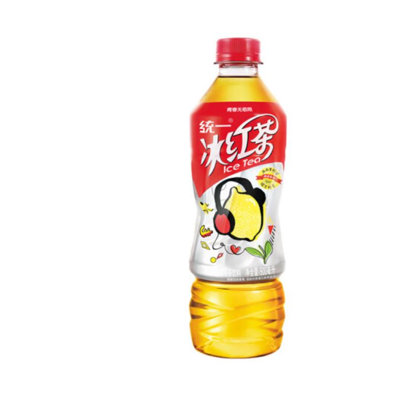 统一冰红茶 柠檬味500ml*15瓶/箱