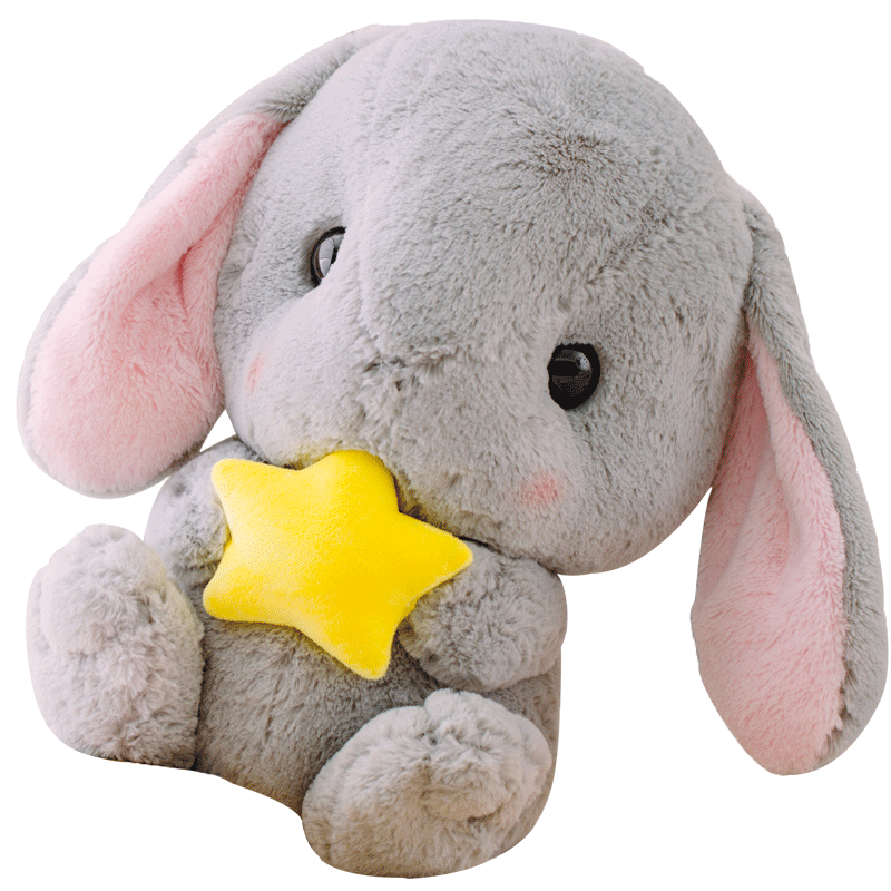 长耳朵垂耳兔超大兔子毛绒玩具公仔网红玩偶布娃娃抱枕粉色公主兔坐姿可爱布娃娃送儿童白色四叶草65厘米 送40厘米抱枕 图片 高清实拍大图 苏宁易购