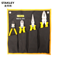 史丹利STANLEY 4件钳子套装钢丝钳 尖嘴钳 斜嘴钳 斜口钳子 TK912-23C