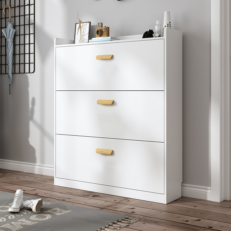 超薄17cm翻斗式简易鞋柜家用门口外大容量楼道省空间入户玄关收纳