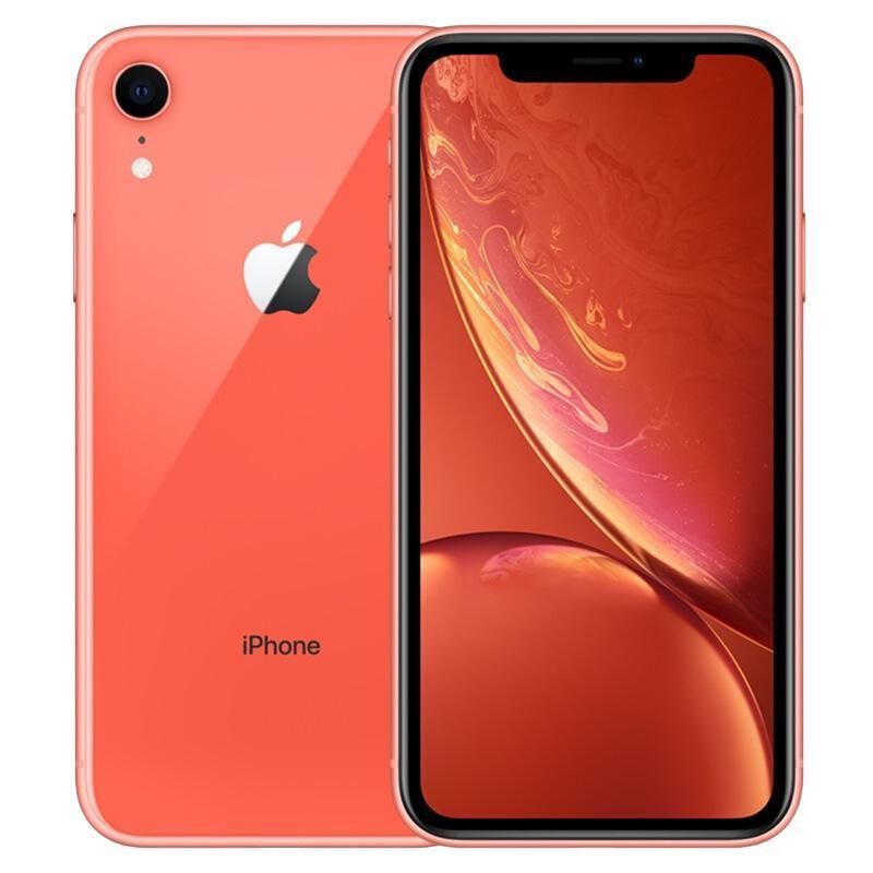 苏宁二手手机8新苹果appleiphonexr128g珊瑚色国行全网通二手苹果xr