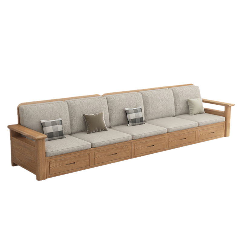 智叶舟沙发五人位330*75*88cm张高清大图