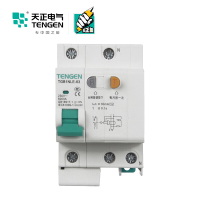 天正电气(TENGEN)TGB1NLE 空气开关1P+N C50A 30mA 01070240008 微型漏电保护断路器