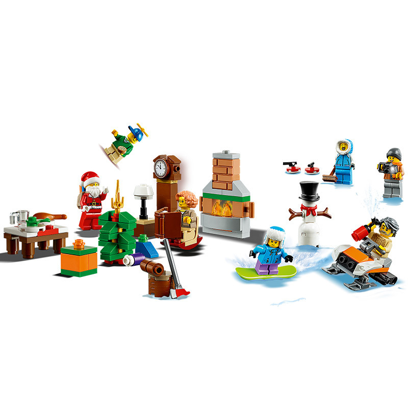 LEGO 乐高 2019乐高®城市组圣诞倒数日历City城市系列 60235 积木玩具