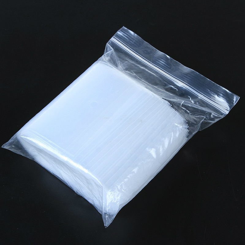 加厚透明自封袋密封口塑料袋小号保鲜收纳食品袋大号包装袋子收纳袋 三维工匠高清大图