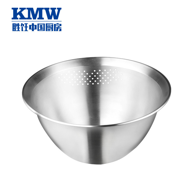 KMW乐活304时尚菜盆3件套GtoolsCP0001 工艺精细 易清洁 不变形更耐用厨房工具 304不锈钢色