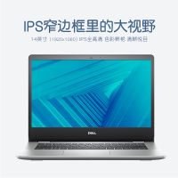 戴尔（DELL）灵越5493 十代新品 I5-1035G1 窄边框14英寸手提出差轻薄便携学生办公学习上网笔记本 超级本 8GB 256GB Pcie固态 集显 定制版