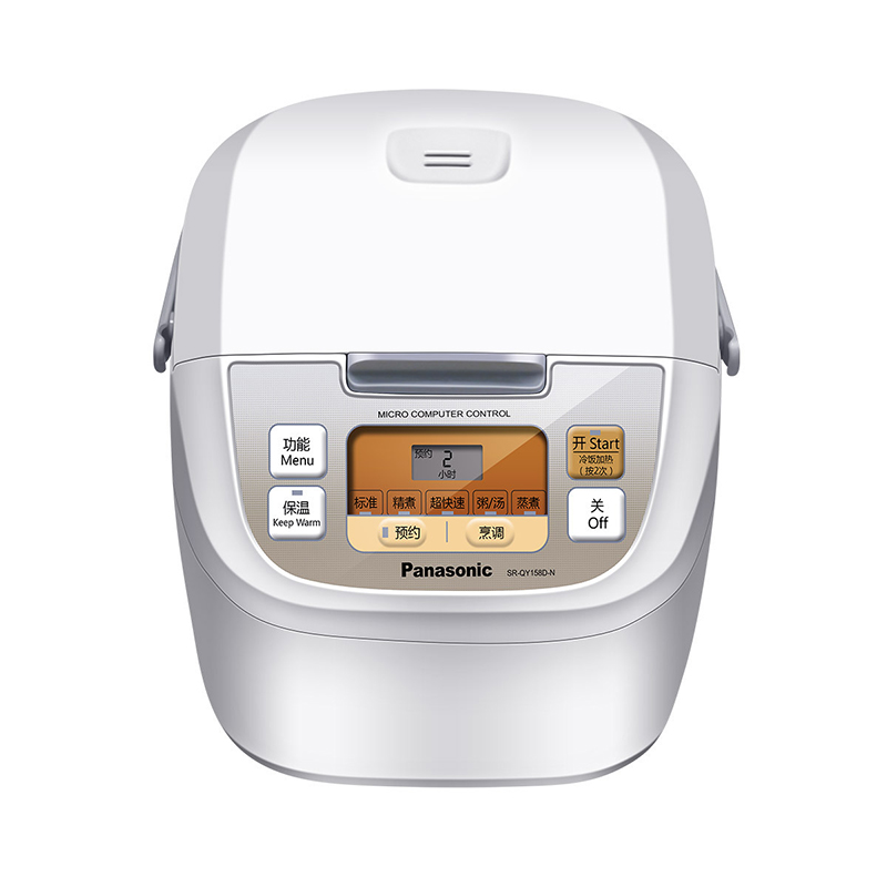 松下(panasonic) sr-qy158d-n 电饭煲 家用微电脑4l电饭锅1-6人预约