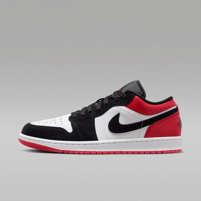 乔丹(Jordan)AJ1低帮男鞋男款运动鞋潮流百搭休闲板鞋高级皮革拼