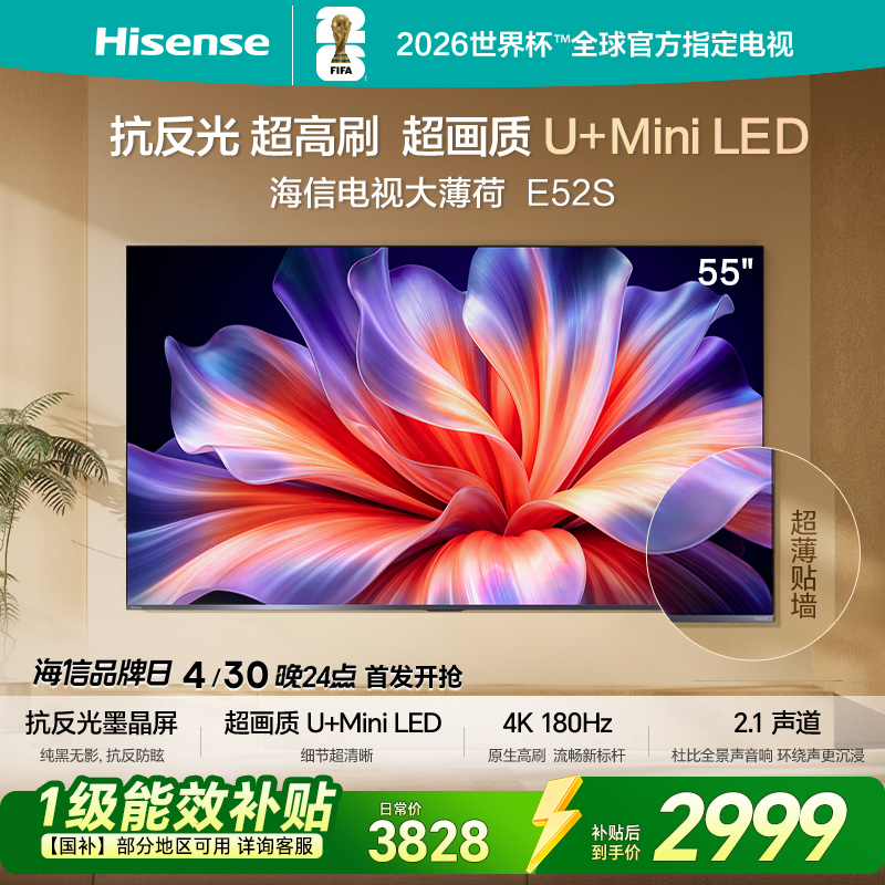 海信(Hisense) 电视 55E52S