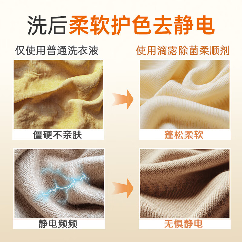 滴露(Dettol)衣物柔顺剂持久留香金盏花2.5L*2柔软剂消毒液衣物除菌液宝宝衣物高清大图