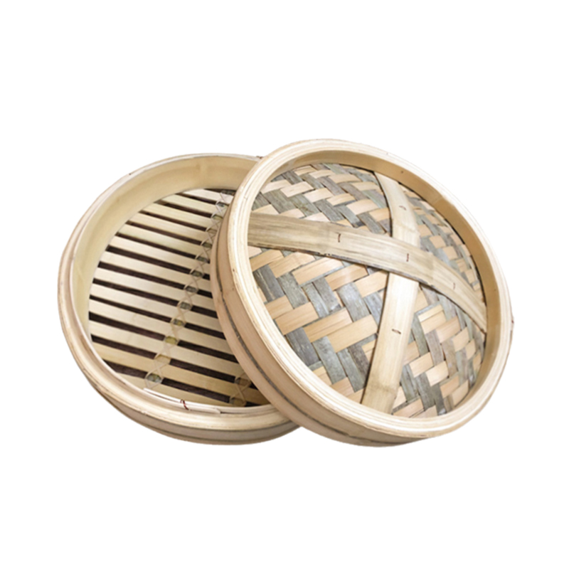 [疆不凡]竹制圆蒸笼43cm个高清大图