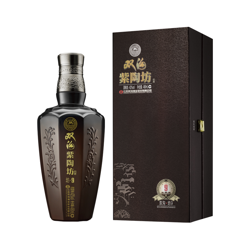 双沟 紫陶坊 坊9 42度480ml 单瓶装 浓香型白酒