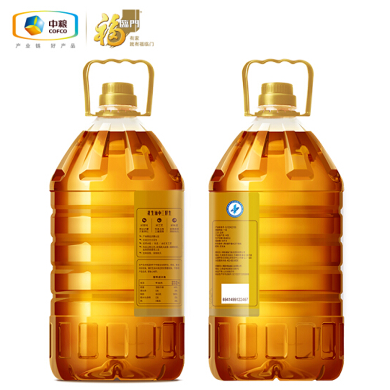 福临门家香味土榨花生油5L