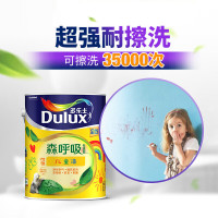 多乐士(Dulux) 竹炭森呼吸无添加全效儿童漆内墙乳胶漆 墙面漆油漆涂料A8106 5L