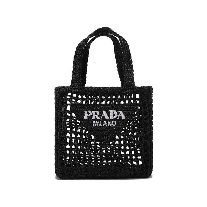 普拉达prada女士编织手提包托特包购物袋1bg4442a2t视频