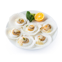 獐子岛 蒜蓉粉丝扇贝200g 6只 虾夷扇贝 MSC认证 海鲜水产