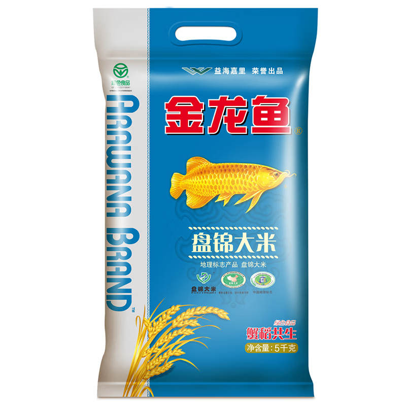 金龙鱼 盘锦大米5kg/袋