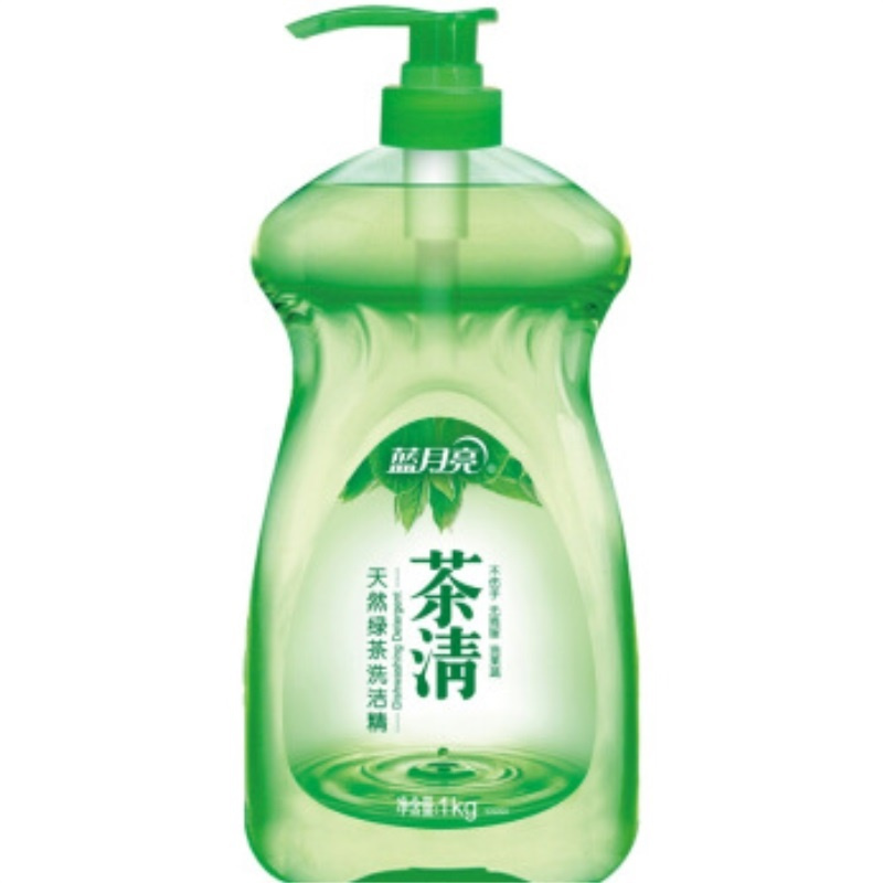 蓝月亮茶清天然绿茶洗洁精1kg 6902022134845 12瓶