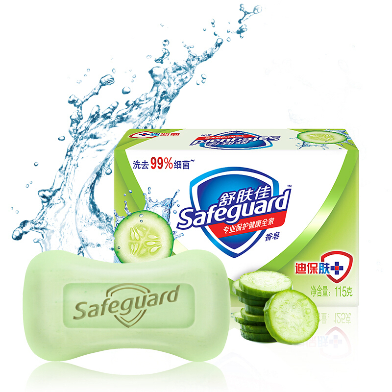 舒肤佳青瓜清爽型香皂108克单位块