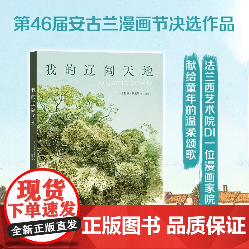 我的辽阔天地 卡特琳.默里斯著 第46届安古兰漫画节决选作 法兰西艺术院首位漫画家院士 童年与乡野 久违的辽阔与快乐书籍高清大图