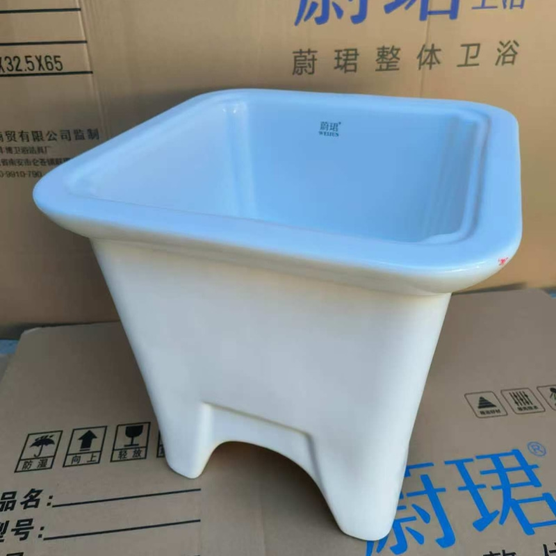蔚珺牌陶瓷拖把池40cm×40cm个高清大图