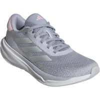 阿迪达斯(adidas)女士跑步鞋缓震透气耐磨训练鞋银色潮流运动鞋
