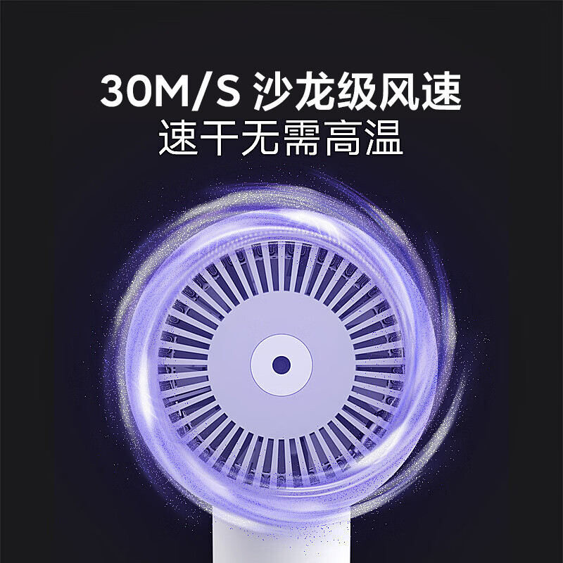 小米电吹风速干吹风机负离子护发H300白色高清大图
