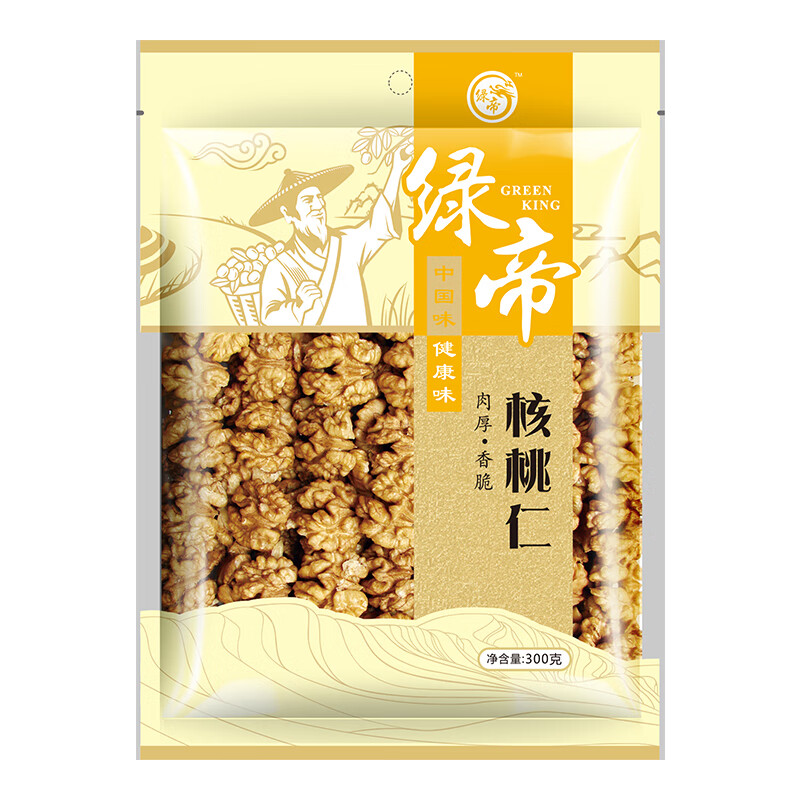 绿帝核桃仁300g 优选好果 严选原料 个头大完整度高