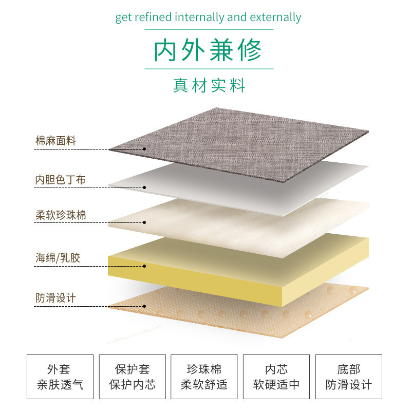 京城派 简约纯色海绵飘窗垫加厚坐垫窗台垫定制海绵阳台垫子四季春夏季沙发卡座榻榻米沙发垫坐垫支持定制定做乳胶飘窗垫高清大图