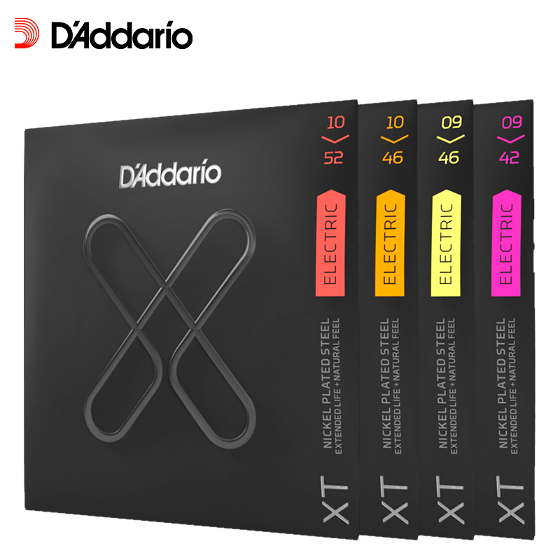 达达里奥(D’Addario)XTE0942 电吉他碳素钢弦 手感细款电吉他琴弦009-042美产原装进口