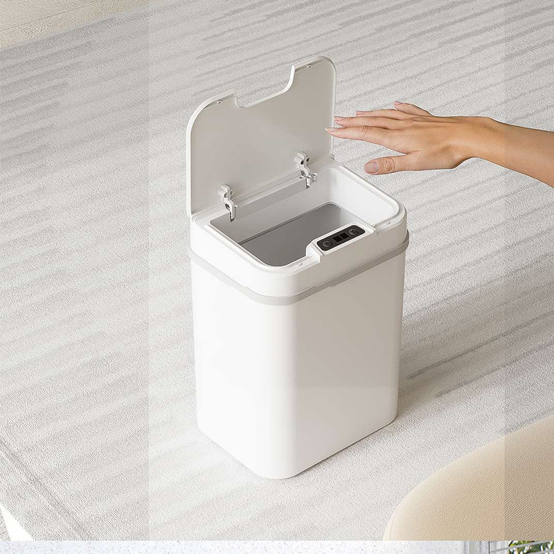即品智能感应垃圾桶家用客厅电动感应垃圾桶带盖纸篓卫生间防水大容量