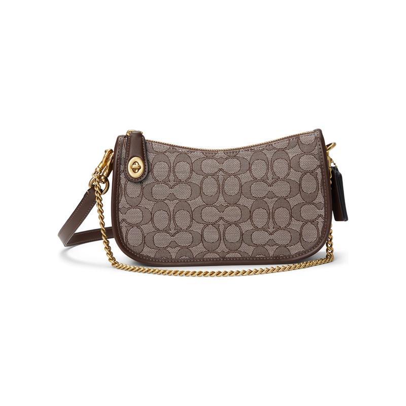 COACH 蔻驰(COACH)女士单肩包斜挎包 Jacquard织纹时尚百搭配饰通勤手提