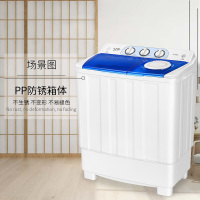 威力(WEILI)8公斤半自动双缸洗衣机双桶 强劲洗涤 动力十足 洗脱分离 XPB80-8082S