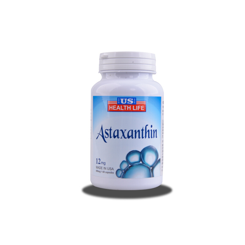 优氏 虾青素 美国原装进口雨生红球藻蓝莓复合400mg/粒*60粒