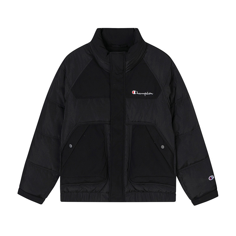 champion2022冬季新款潮牌加厚羽绒服男情侣外套刺绣80绒