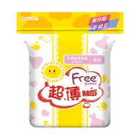 Free·飞 卫生巾 日用8片*240mm纤巧护翼超薄棉柔透气表层 姨妈巾新老包装随机发