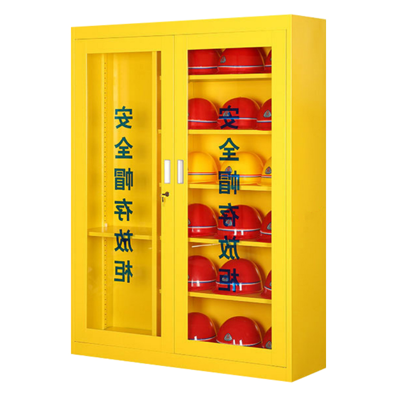 凌迪星黄色20顶安全帽衣柜120*36*160cm台高清大图