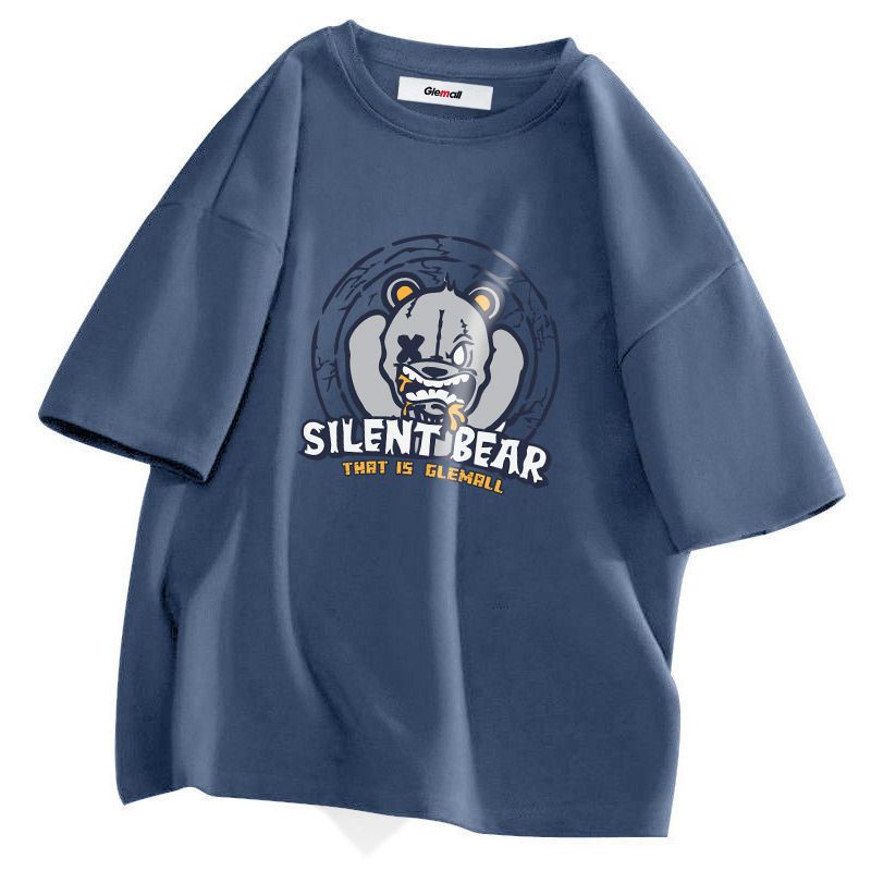 森马集团旗下GleMall短袖t恤男夏季潮牌纯棉宽松男装体恤上衣服