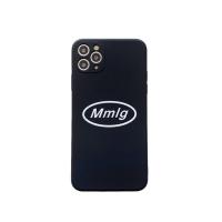 ins韩国潮牌mmlg适用于iPhone12手机壳8PLUS/XR/11/MAX全包软壳XS 直边黑色mmlg 苹果6/
