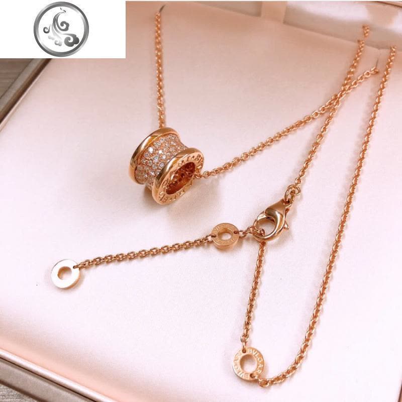 925纯银慈善款小红人项链女黑陶瓷情侣款小蛮腰锁骨链 JiMi图片