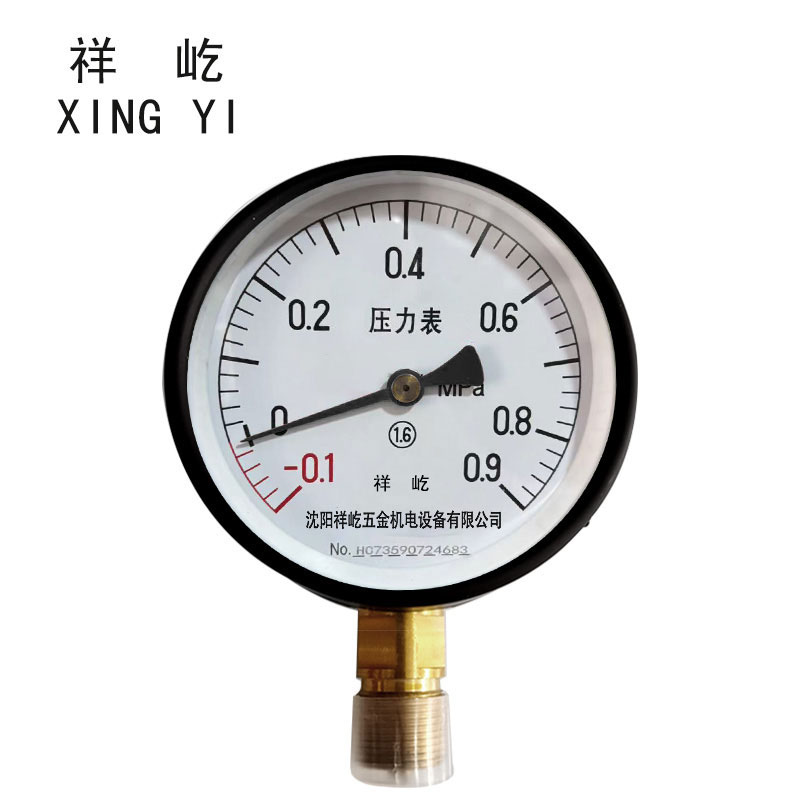 祥屹+压力表检测定制型+Y100+块 -0.1-0.9Mpa