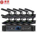 惠度（HuiDu）BA-3820有线手拉手会议话筒视频会议话筒专业大型会议室系统工程讨论数字麦克风一拖十