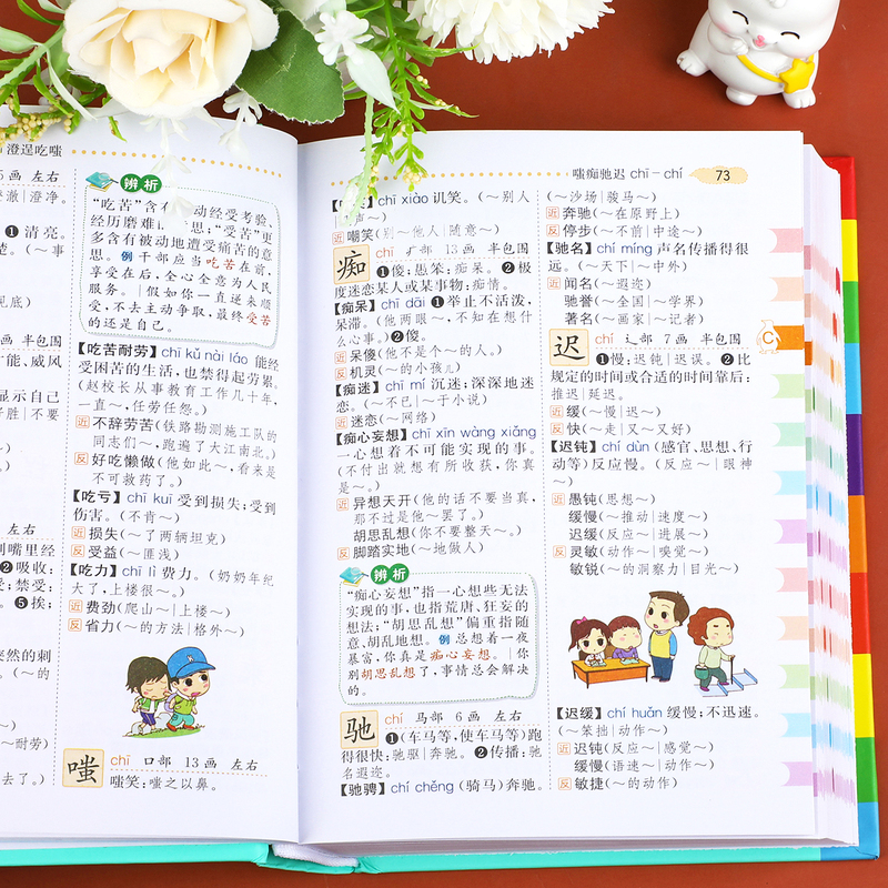 [正版]小学生多功能词典同义词近义词反义词现代汉语新编语文词语积累大全字典通用工具书辞典全功能大字彩图版人教版教育FX高清大图