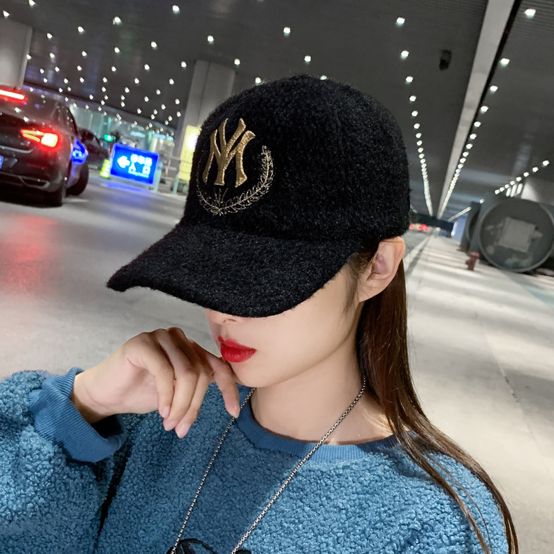 帽子女韩版潮百搭鸭舌帽春秋冬新款2020网红加绒夏刺绣时尚棒球帽视频