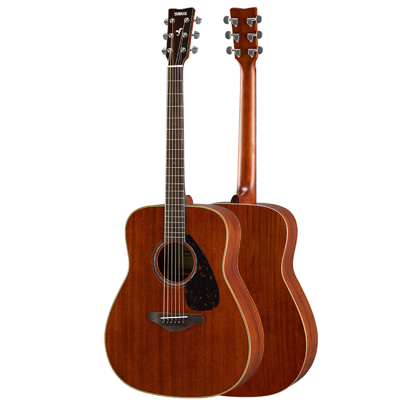 雅马哈自营yamahafg850全桃花心木单板民谣木吉他41寸